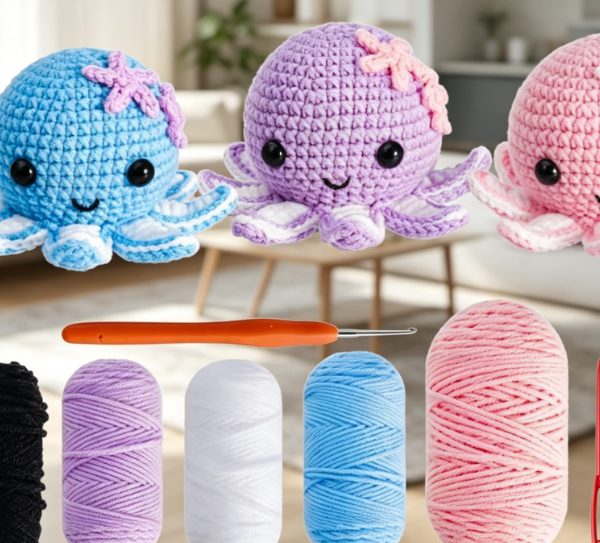 Animal Amigurumi Crochet Kit With Video Tutorials
