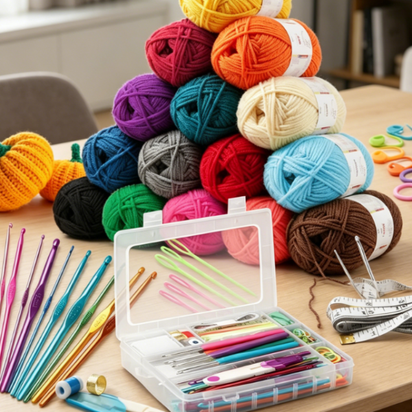 Amigurumi Crochet Kit With Yarn And Accessories