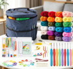 24-Color Yarn And Crochet Kit For Amigurumi Making