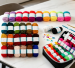 62-Skein Acrylic Yarn Crochet Kit (Starter Set)