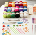 85-Piece Crochet Kit (Includes Portable Storage Bag)