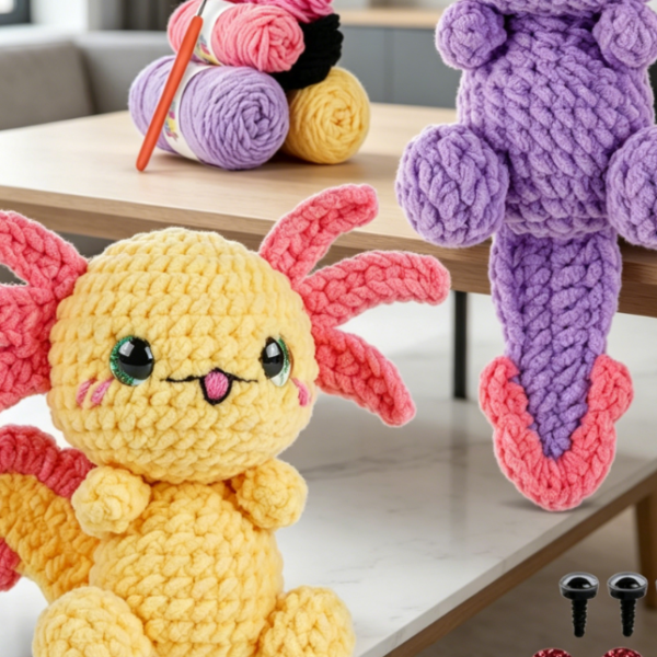 Animal-Shaped Crochet Kit (Includes Detailed Tutorials)