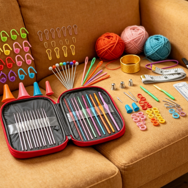 Complete Crochet & Knitting Tool Set (Home Use)