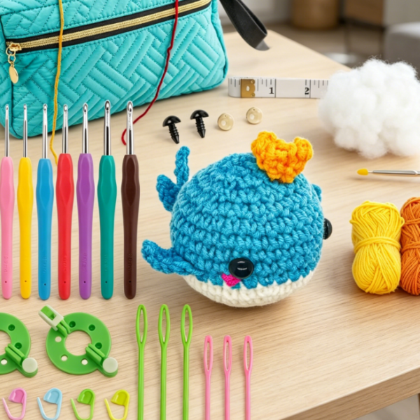 Soft Yarn Crochet Kit (Includes Detailed Tutorials)