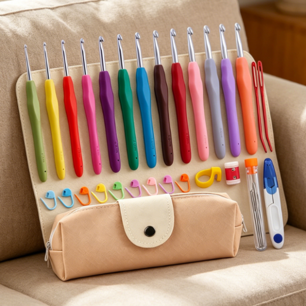 Ergonomic Crochet Kit (Comfort Grip)